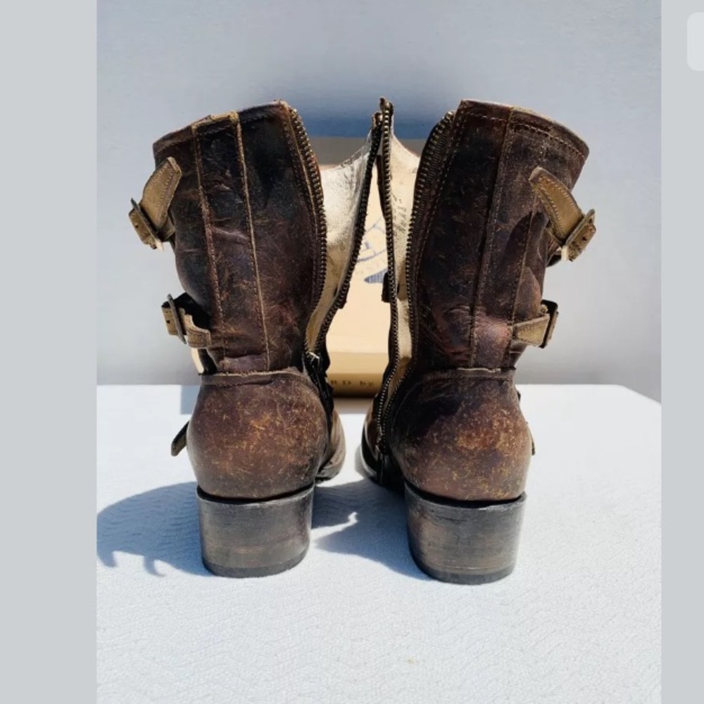Freebird Apex Cognac Sz 8 Moto Boots - Picture 6 of 8